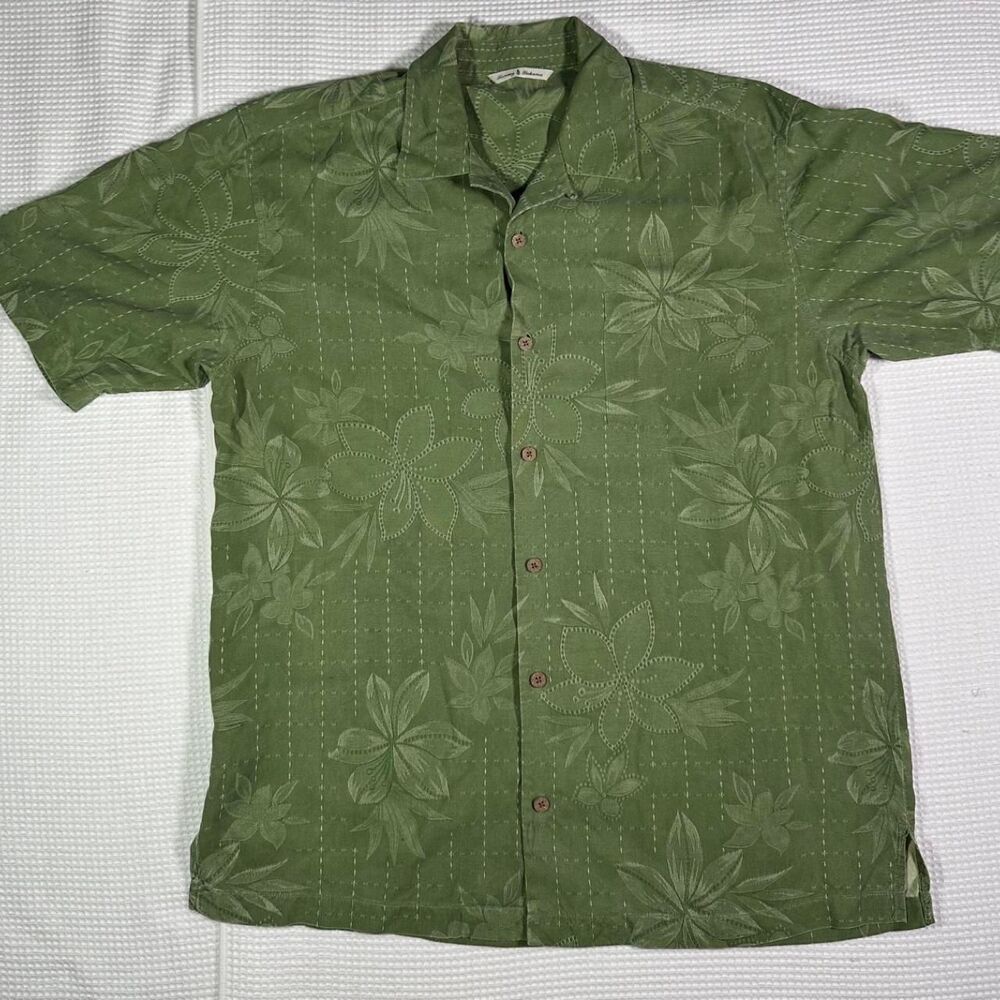 Tommy-bahama Men's Green Shirt